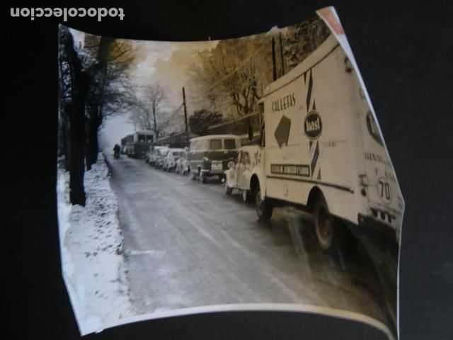 Fotografia antiga: MADRID TRAFICO URBANO ANTIGUA FOTOGRAFIA ORIGINAL 18 X 24 CM