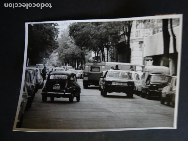 Fotograf&iacute;a antigua: MADRID TRAFICO URBANO ANTIGUA FOTOGRAFIA ORIGINAL 18 X 13 CM