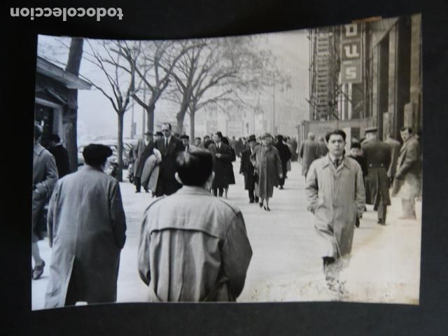 Fotograf&iacute;a antigua: MADRID CALLE DE ALCALA ANTIGUA FOTOGRAFIA ORIGINAL 18 X 13 CM