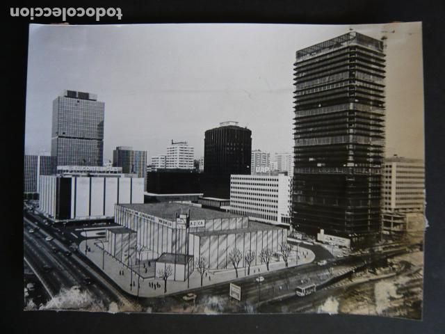 Fotograf&iacute;a antigua: MADRID PROYECTO AZCA ANTIGUA FOTOGRAFIA ORIGINAL 18 X 24 CM