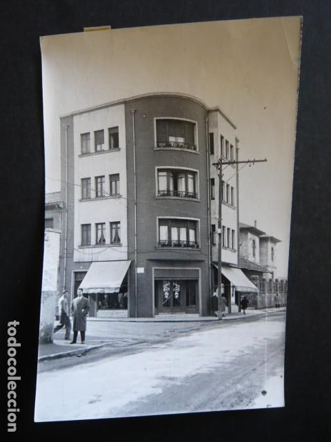 Fotograf&iacute;a antigua: GIJON ASTURIAS CALLE ECUADOR ANTIGUA FOTOGRAFIA ORIGINAL 18 X 12 CM