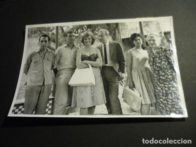 Fotograf&iacute;a antigua: PALMA DE MALLORDA RODAJE DE LA PELICULA VIKINGOS EN MALLORCA ANTIGUA FOTOGRAFIA 13 X 18 CM