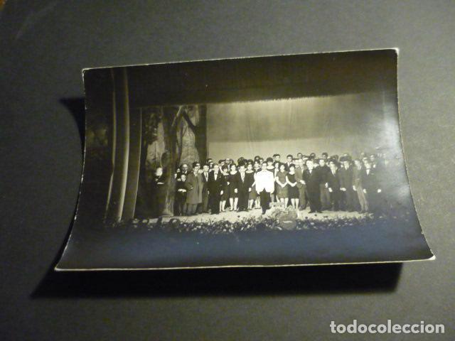Fotograf&iacute;a antigua: GRANADA AGRUPACION LIRICA FRANCISCO ALONSO REPRESENTACION ANTIGUA FOTOGRAFIA 10 X 15 CM