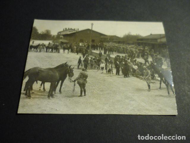Fotograf&iacute;a antigua: VALLADOLID MANIOBRAS ACADEMIA DE CABALLERIA ANTIGUA FOTOGRAFIA 6,5 X 9 CM