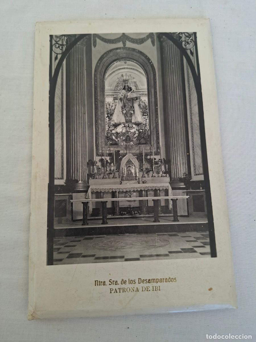 Fotograf&iacute;a antigua: Antigua postal de la capilla de la Comuni&oacute;n de la Parroquia de Ibi , en Alicante