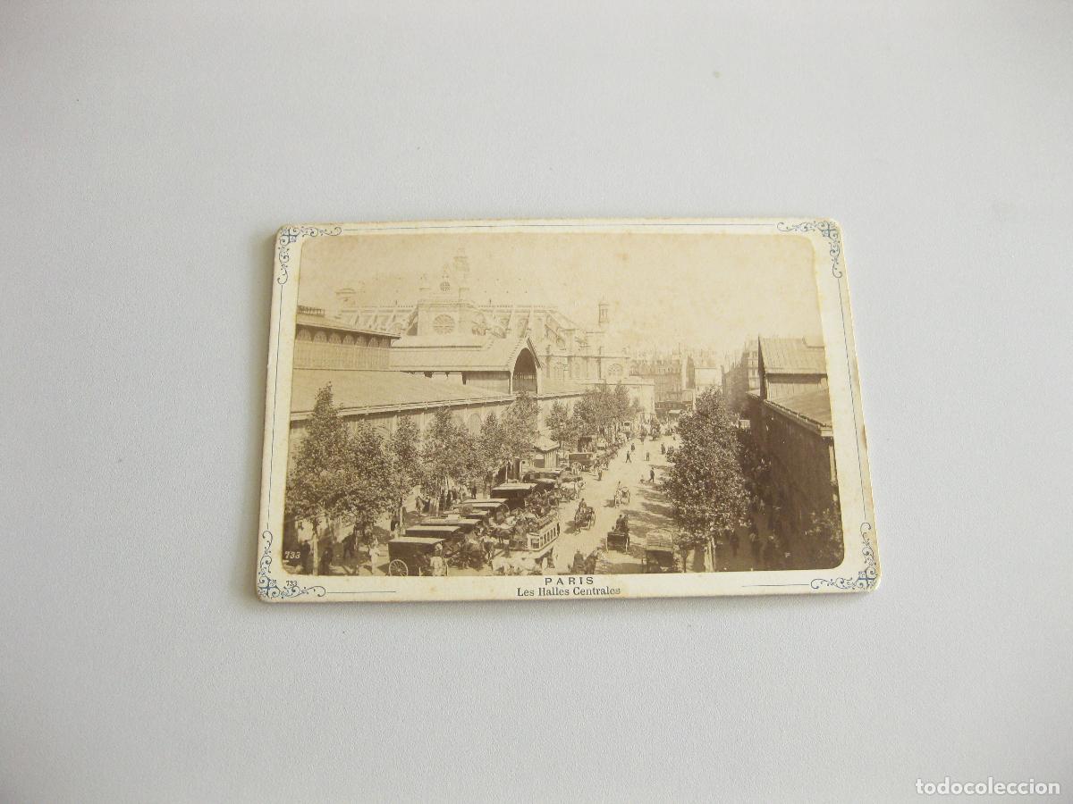 Fotograf&iacute;a antigua: ANTIGUA FOTOGRAF&Iacute;A DE PARIS. MERCADO CENTRAL. LES HALLES CENTRALES. FINALES DEL SIGLO XIX