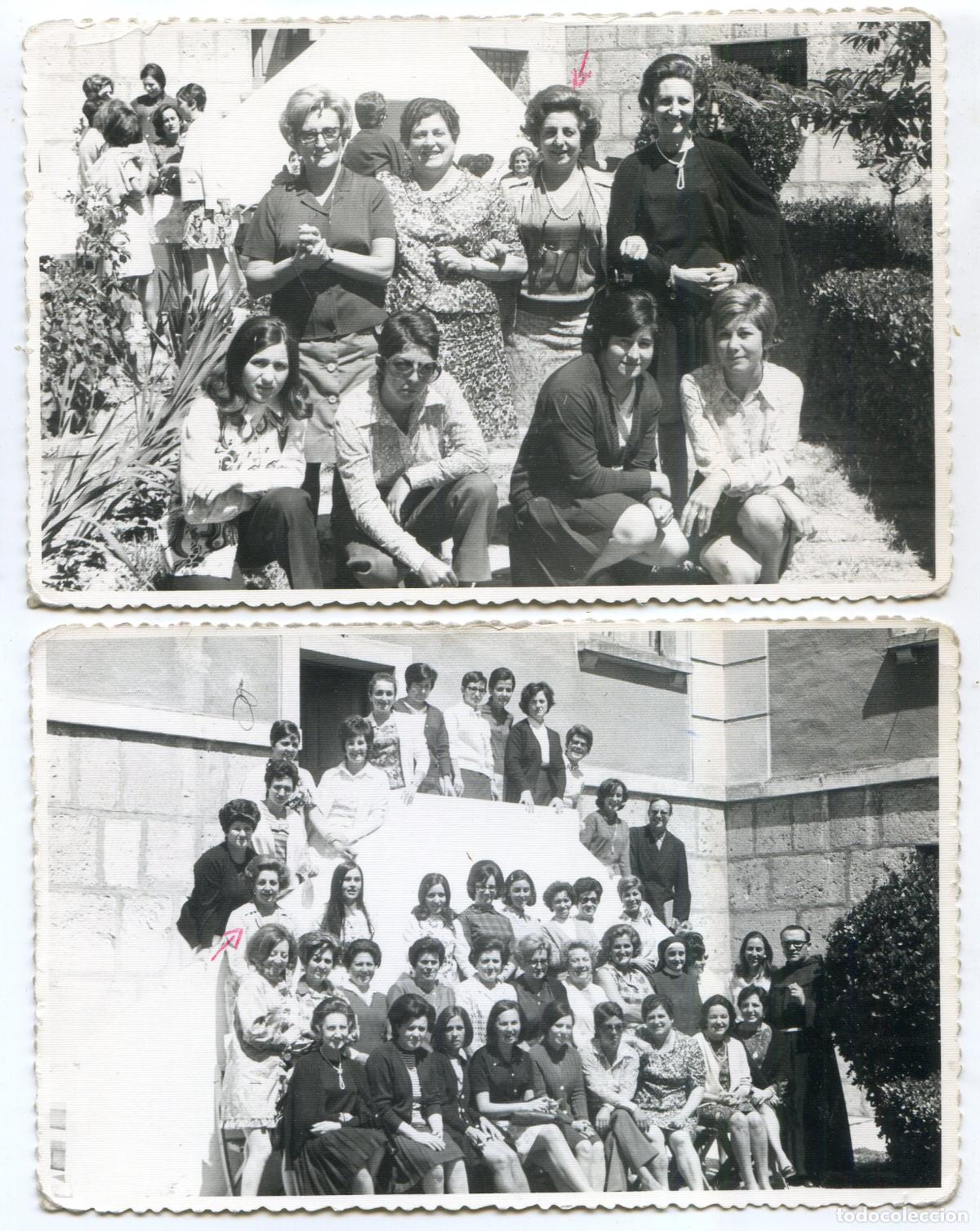 Fotograf&iacute;a antigua: Burgos. Decuria del Rosario. A&ntilde;os 60. Foto Herrera, Gamonal, dos fotos