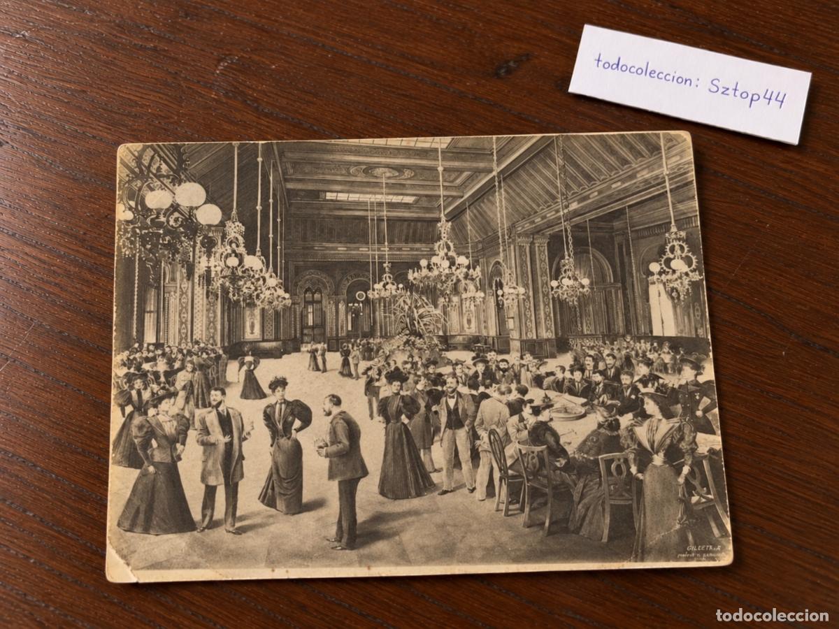 Fotograf&iacute;a antigua: Fotograf&iacute;a Antigua de &Eacute;poca - Monaco, Monte-Carlo, Interior de la Salle de Jeu por Jean Giletta - C.