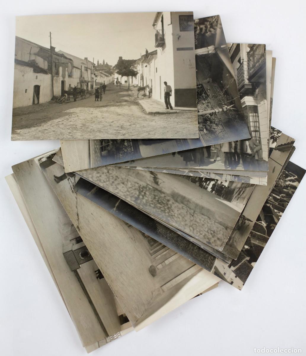 Fotograf&iacute;a antigua: Olvera, C&aacute;diz. Conjunto de 13 fotograf&iacute;as de Quijano, San Fernando.1920's. 18x24cm.