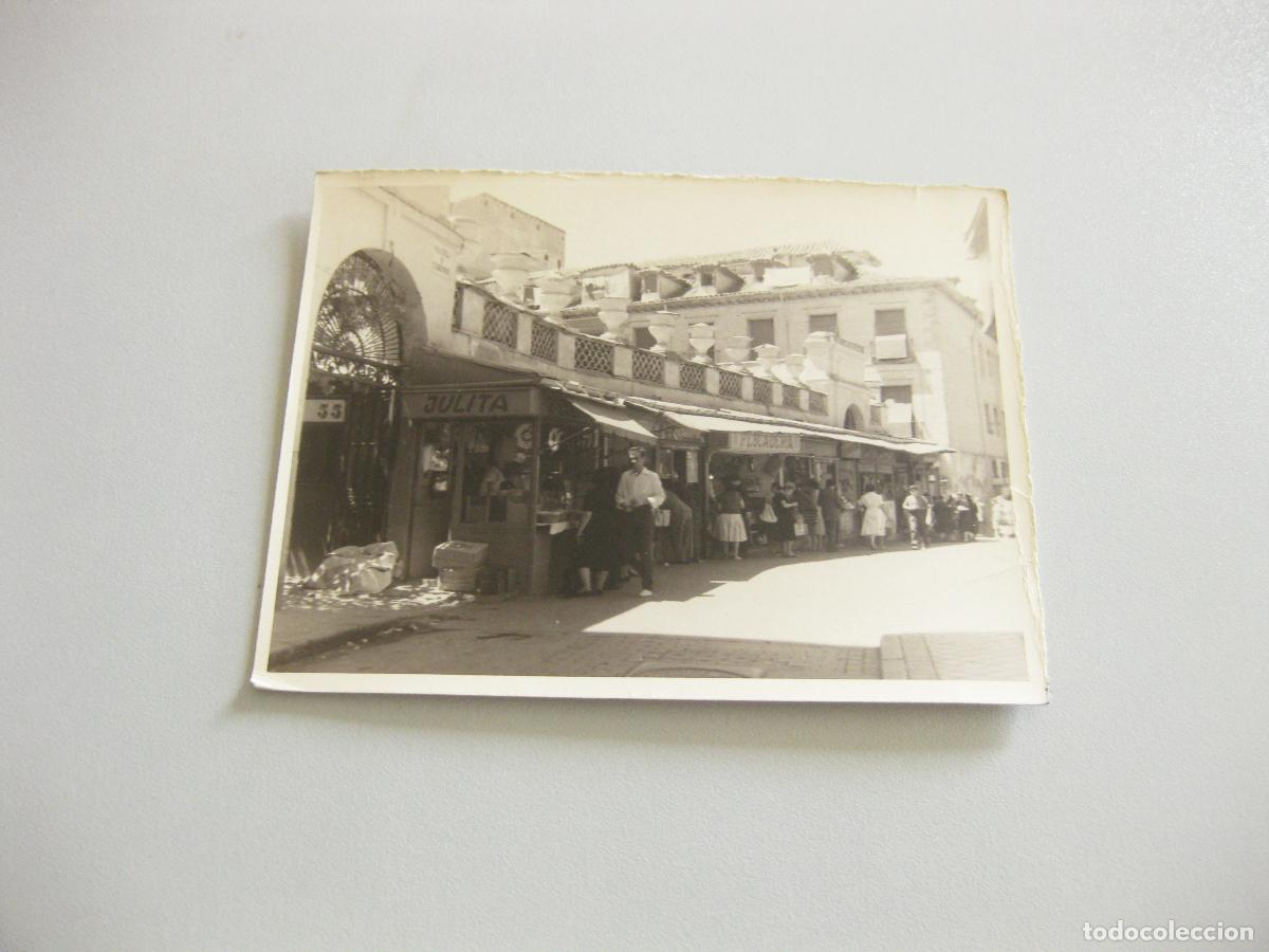 Fotograf&iacute;a antigua: FOTOGRAF&Iacute;A ANTIGUA DEL MERCADO DE SAN ILDEFONSO DE MADRID. A&Ntilde;OS 50
