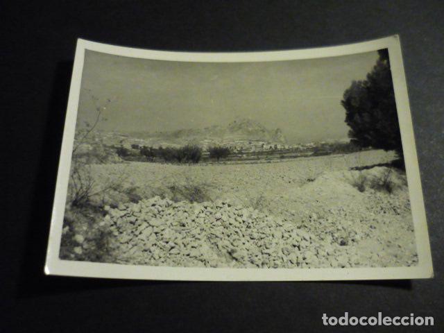 Fotograf&iacute;a antigua: SAX ALICANTE VISTA ANTIGUA FOTOGRAFIA 7,5 X 10,5 CM