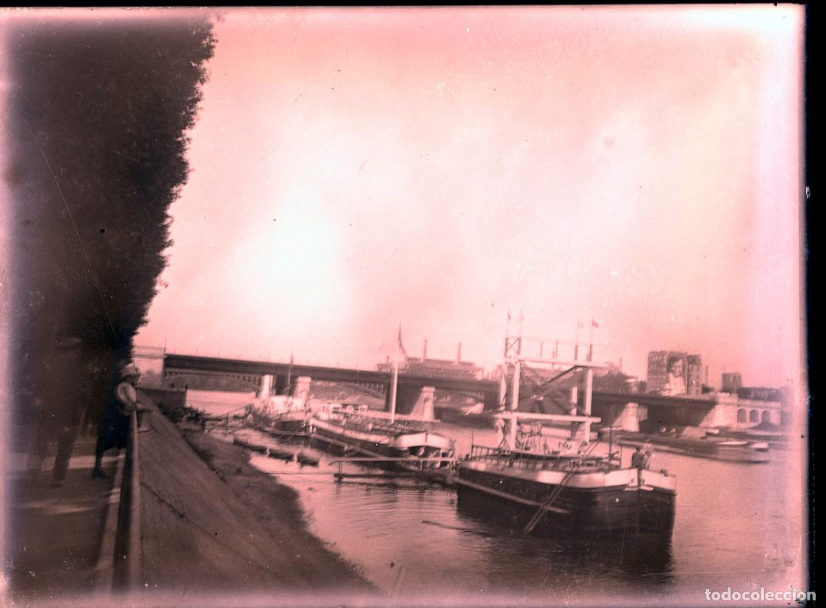 Fotograf&iacute;a antigua: LOTE DE 16 NEGATIVOS DE CRISTAL INUNDACIONES CIUDAD PAISAJES 9 X 12 CM.