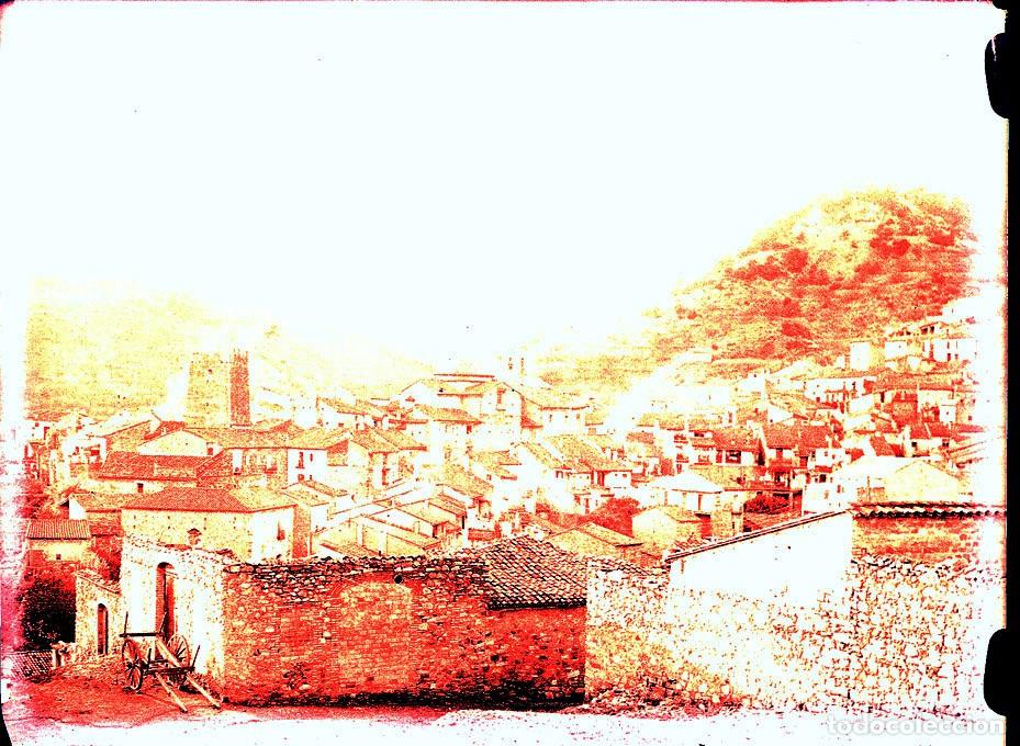 Antique Photography: SERRA VALENCIA NEGATIVO DE CRISTAL 9 X 12 CM.