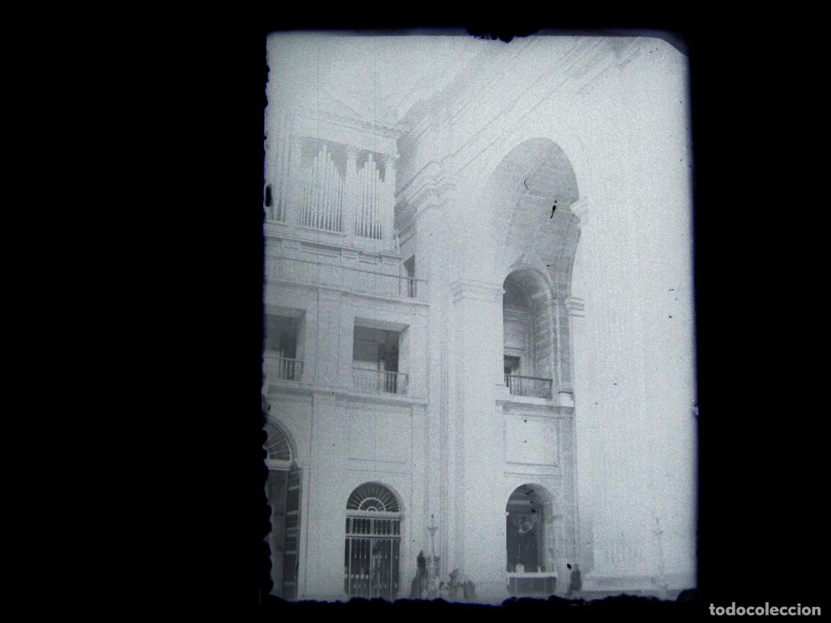 Fotograf&iacute;a antigua: PLACA DE CRISTAL CON LA FOTOGRAF&Iacute;A DEL &Oacute;RGANO DEL MONASTERIO DEL ESCORIAL. PRINCIPIOS S. XX