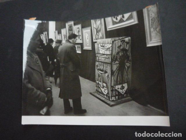 Photographie ancienne: PARIS EXPOSICION DE NEVERAS PINTADAS FOTOGRAFIA ORIGINAL 18 X 24 CM