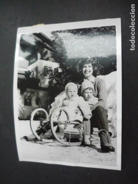Fotograf&iacute;a antigua: PRINCESA IRA DE FURSTENBERG CON SUS HIJOS FOTOGRAFIA ORIGINAL 16 X 24 CM