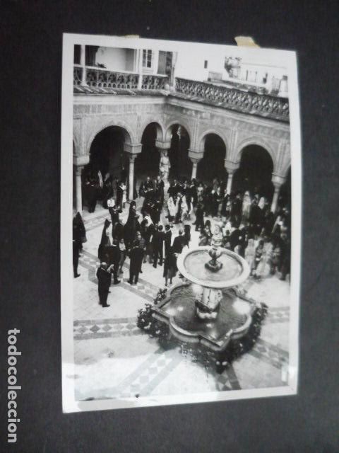 Fotograf&iacute;a antigua: SEVILLA BODA DEL PRINCIPE DE HOHENLOHE FOTOGRAFIA ORIGINAL 12 X 18 CM