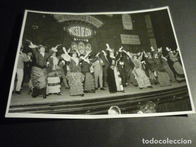Fotograf&iacute;a antigua: MADRID TEATRO DE LA ZARZUELA REVISTA MUSICAL LA PELIRROJA VIRMA GONZALEZ ANTIGUA FOTOGRAFIA 24 X 18