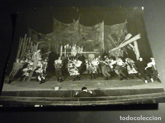 Fotograf&iacute;a antigua: MADRID TEATRO DE LA ZARZUELA REVISTA MUSICAL LA PELIRROJA VIRMA GONZALEZ ANTIGUA FOTOGRAFIA 24 X 18