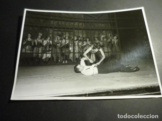 Fotograf&iacute;a antigua: MADRID TEATRO DE LA ZARZUELA REVISTA MUSICAL LA PELIRROJA VIRMA GONZALEZ ANTIGUA FOTOGRAFIA 24 X 18