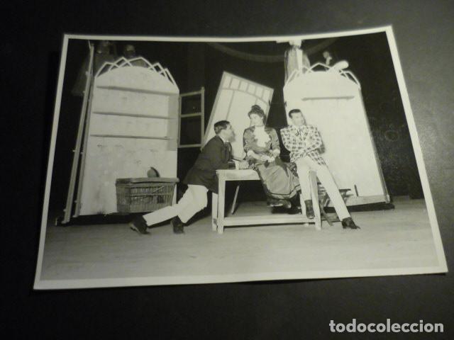 Photographie ancienne: MADRID TEATRO DE LA ZARZUELA REVISTA MUSICAL LA PELIRROJA VIRMA GONZALEZ ANTIGUA FOTOGRAFIA 24 X 18