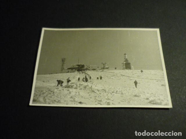 Fotograf&iacute;a antigua: PUERTO DE NAVACERRADA MADRID ESTACION ESQUI MONTA&Ntilde;ISMO ANTIGUA FOTOGRAFIA 7 X 10 CM