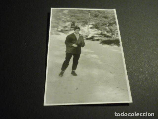 Fotografia antica: PUERTO DE NAVACERRADA MADRID MONTA&Ntilde;ISMO ANTIGUA FOTOGRAFIA 8 X 12 CM