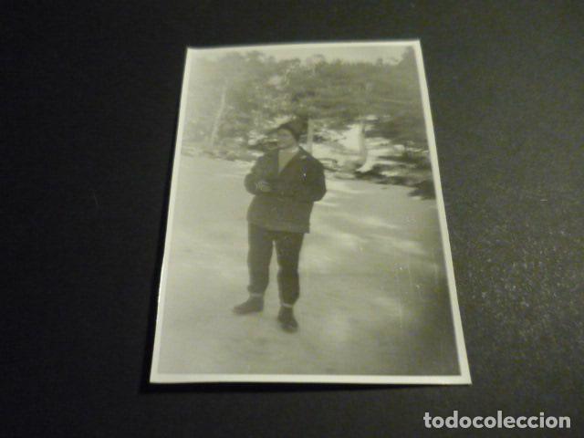 Fotograf&iacute;a antigua: PUERTO DE NAVACERRADA MADRID MONTA&Ntilde;ISMO ANTIGUA FOTOGRAFIA 8 X 12 CM