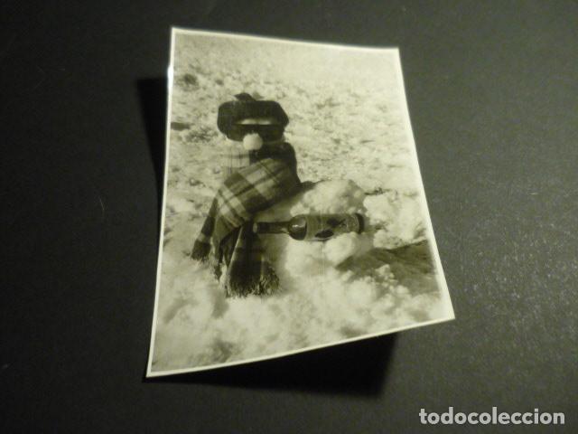 Fotograf&iacute;a antigua: PUERTO DE NAVACERRADA MADRID MONTA&Ntilde;ISMO ANTIGUA FOTOGRAFIA 8 X 12 CM