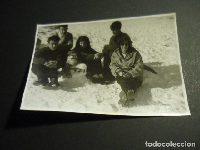 Fotograf&iacute;a antigua: PUERTO DE NAVACERRADA MADRID MONTA&Ntilde;ISMO ANTIGUA FOTOGRAFIA 8 X 12 CM