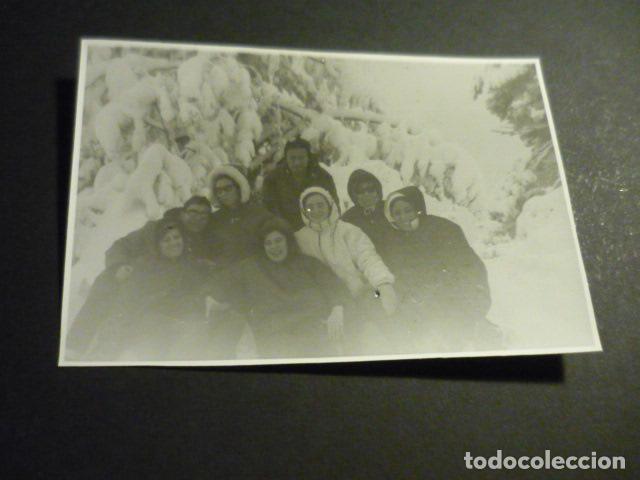 Fotograf&iacute;a antigua: PUERTO DE NAVACERRADA MADRID MONTA&Ntilde;ISMO ANTIGUA FOTOGRAFIA 8 X 12 CM