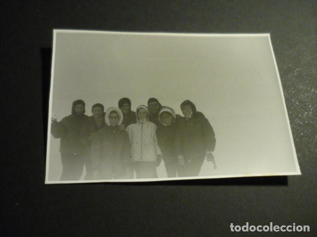 Fotograf&iacute;a antigua: PUERTO DE NAVACERRADA MADRID MONTA&Ntilde;ISMO ANTIGUA FOTOGRAFIA 8 X 12 CM