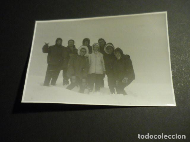 Fotograf&iacute;a antigua: PUERTO DE NAVACERRADA MADRID MONTA&Ntilde;ISMO ANTIGUA FOTOGRAFIA 8 X 12 CM