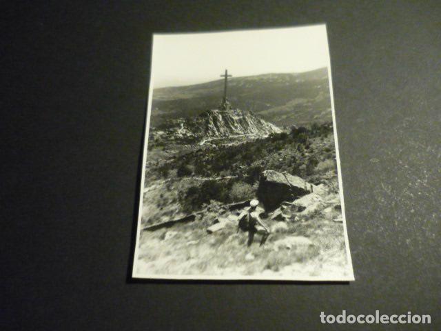 Fotograf&iacute;a antigua: VALLE DE LOS CAIDOS MADRID SIERRA DE GUADARRAMA MONTA&Ntilde;ISMO ANTIGUA FOTOGRAFIA 7 X 10 CM