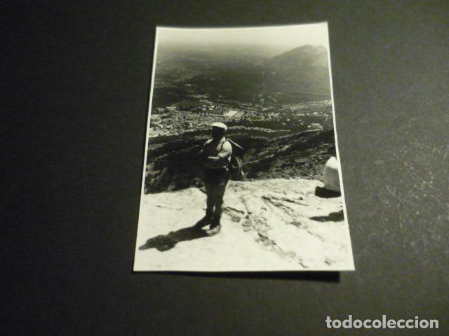 Fotograf&iacute;a antigua: EL ESCORIAL MADRID SIERRA DE GUADARRAMA MONTA&Ntilde;ISMO ANTIGUA FOTOGRAFIA 7 X 10 CM