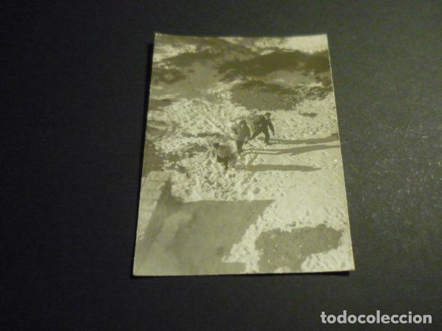 Fotograf&iacute;a antigua: PUERTO DE NAVACERRADA MADRID MONTA&Ntilde;ISMO ANTIGUA FOTOGRAFIA 7,5 X 10,5 CM