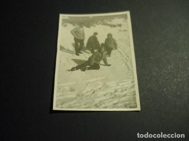 Fotograf&iacute;a antigua: PUERTO DE NAVACERRADA MADRID MONTA&Ntilde;ISMO ANTIGUA FOTOGRAFIA 7,5 X 10,5 CM