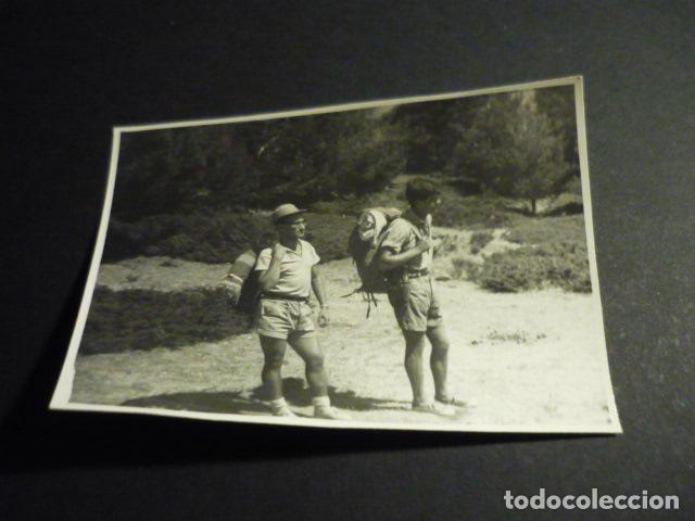 Fotograf&iacute;a antigua: PUERTO DE NAVACERRADA MADRID MONTA&Ntilde;ISMO ANTIGUA FOTOGRAFIA 7,5 X 10,5 CM