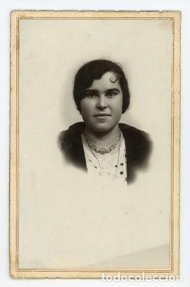 Fotografia antiga: MADRID. FOTO LAURGRAFF. RETRATO DE UNA MUJER.