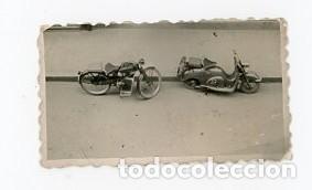 Alte Fotografie: DOS MOTOS MATRICULA OVIEDO. ASTURIAS