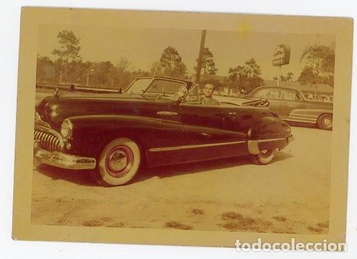 Fotografia antiga: ESPECTACULAR COCHE DESCAPOTABLE. HAIGA. 1949