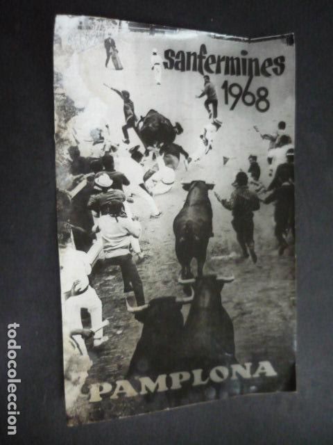Alte Fotografie: PAMPLONA SAN FERMIANES 1968 CARTEL ANTIGUA FOTOGRAFIA 15 X 23 CM