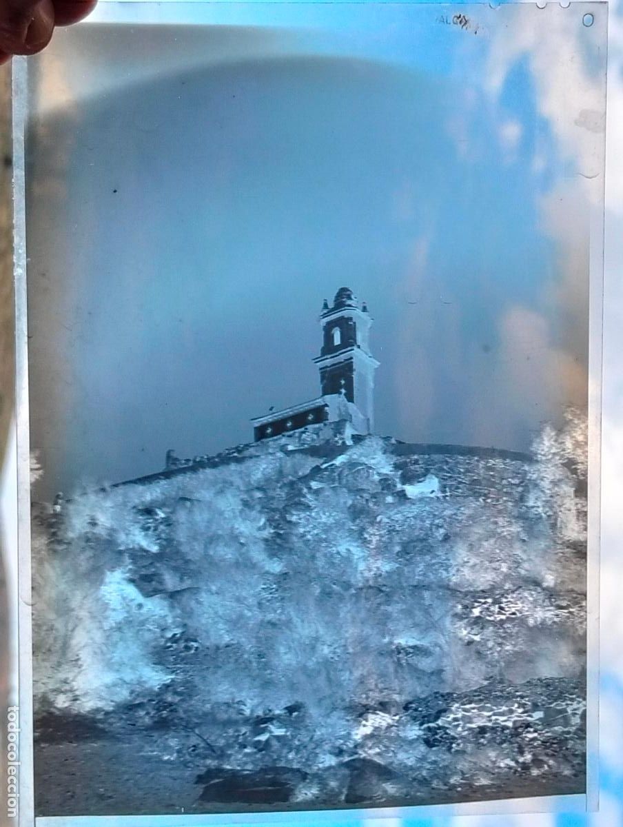 Alte Fotografie: VIGO PONTEVEDRA NEGATIVO CELULOIDE PARA POSTAL 12,5 X 17,5 CM