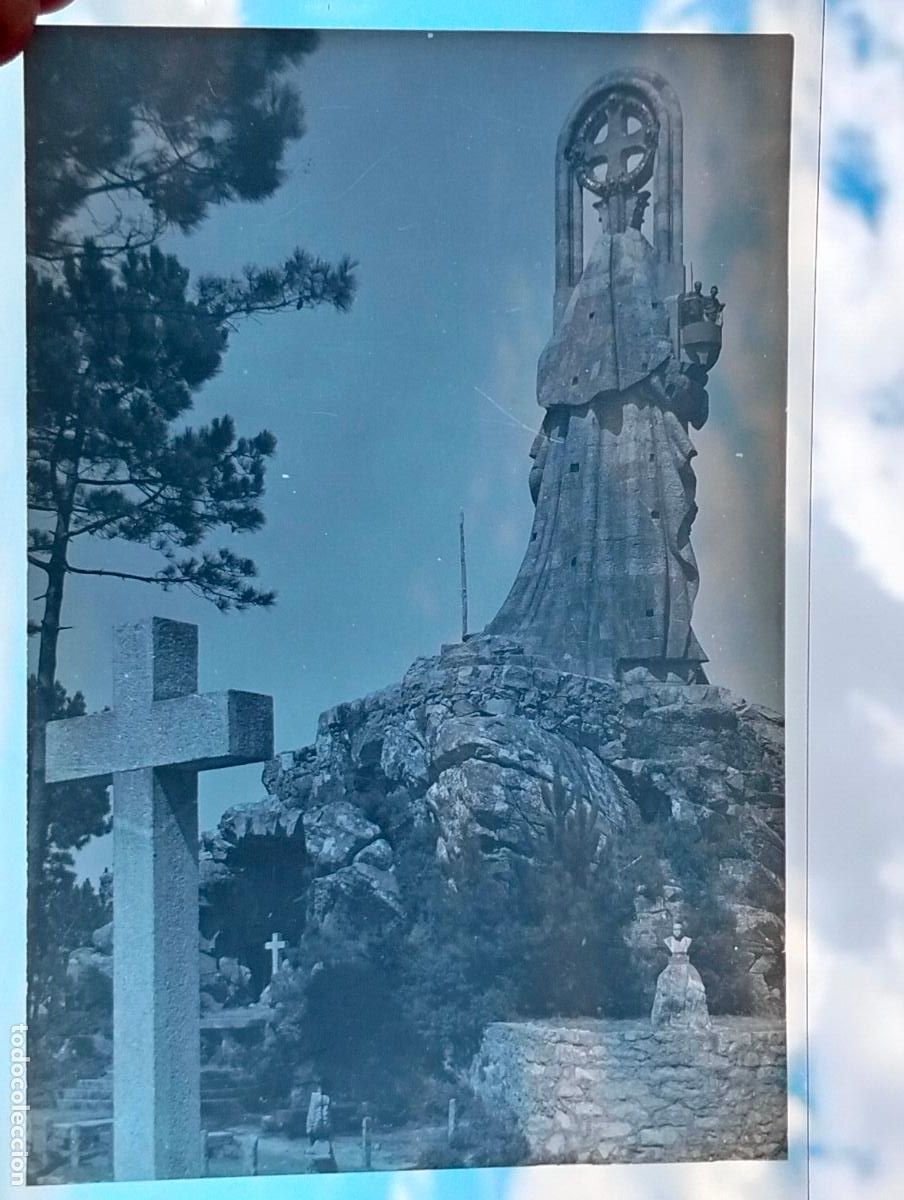 Alte Fotografie: VIGO PONTEVEDRA NEGATIVO CELULOIDE PARA POSTAL 12,5 X 17,5 CM