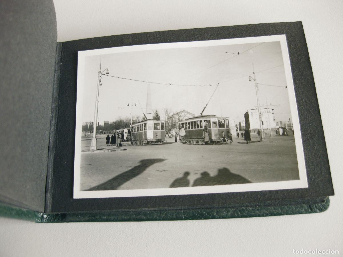 Antique Photography: &Aacute;LBUM DE FOTOGRAF&Iacute;AS DE MADRID. TRANV&Iacute;AS. RIO MANZANARES. ZONA SUR. GENERAL MILITAR. POSTGUERRA