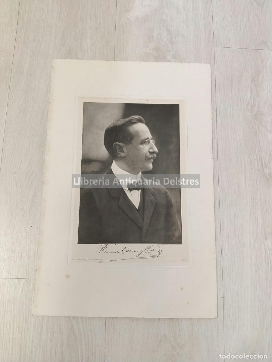 Fotografia antica: FRANCISCO CARRERAS Y CANDI. (Barcelona 1862 - 1937). Historiador y pol&iacute;tico.