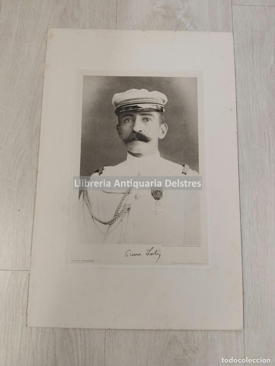 Fotograf&iacute;a antigua: Pierre Loti. (1850-1923). Retrato fotogr&aacute;fico por E. Montastier.