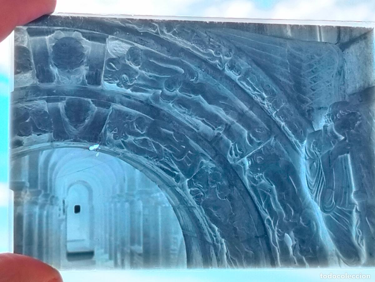 Antique Photography: SANTIAGO DE COMPOSTELA NEGATIVO EN CRISTAL PARA POSTAL 12,5 X 17,5 CM