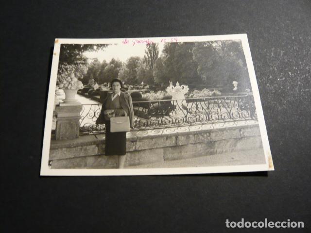 Fotograf&iacute;a antigua: LA GRANJA SEGOVIA ANTIGUA FOTOGRAFIA 7 X 10 CM