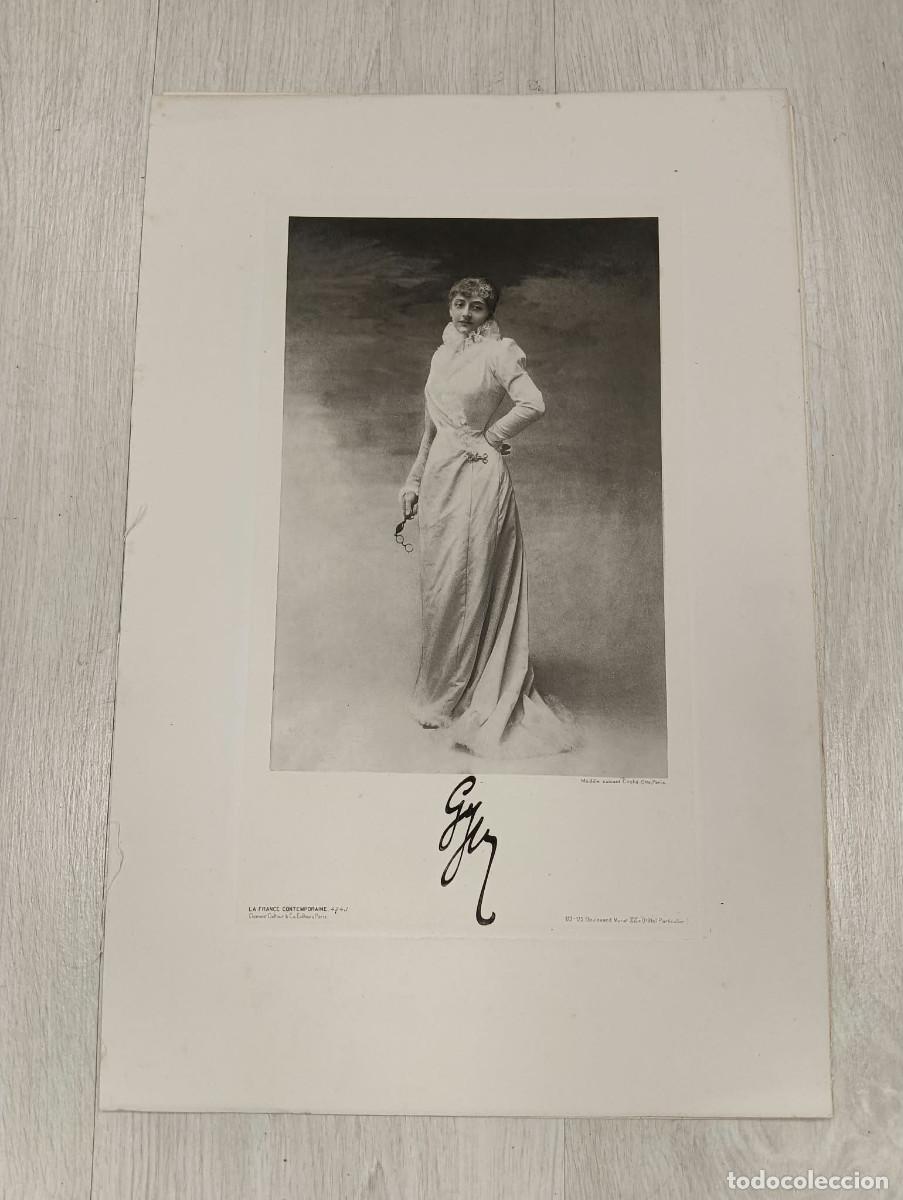 Alte Fotografie: Fotograf&iacute;a de Otto. - GYP (La Comptesse de Martel) Sibylle Aim&eacute;e Marie-Antoinette Gabrielle Riquetti